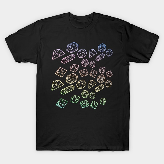 It's Raining Dice T-Shirt by TTRPG Community